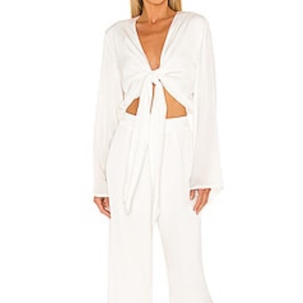 NWT White jumpsuit